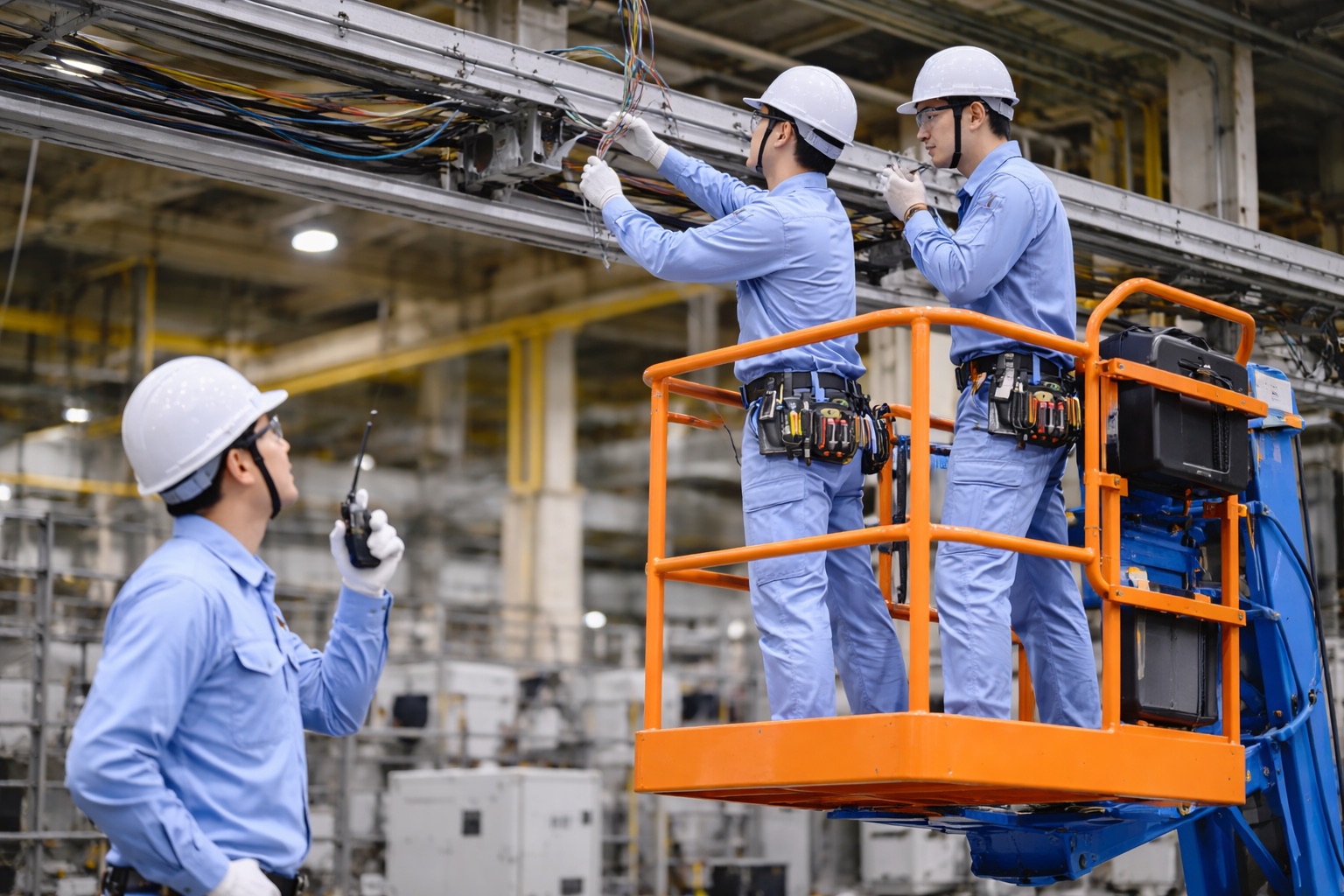 この一線が、街の明日をつないでいる。｜児玉電工株式会社