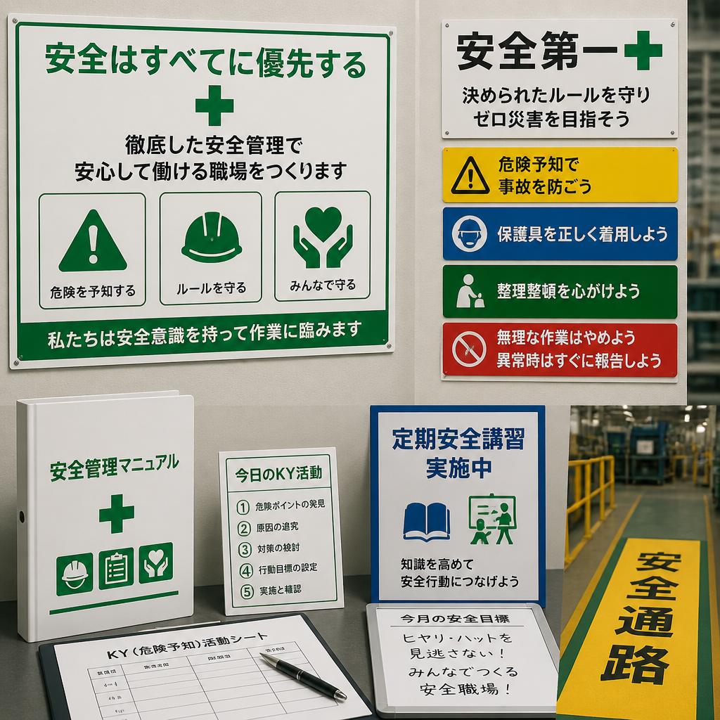 安全第一！確保された作業環境と取り組み