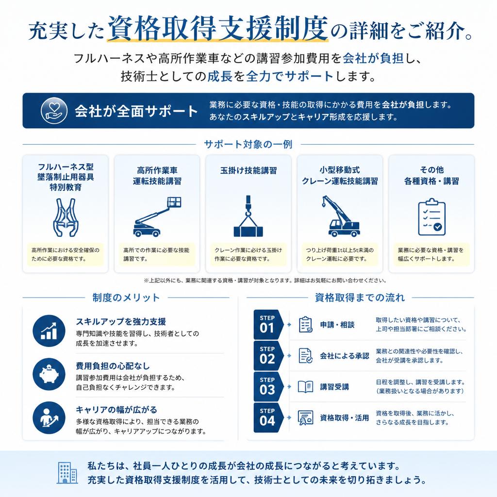 3. 資格取得支援制度