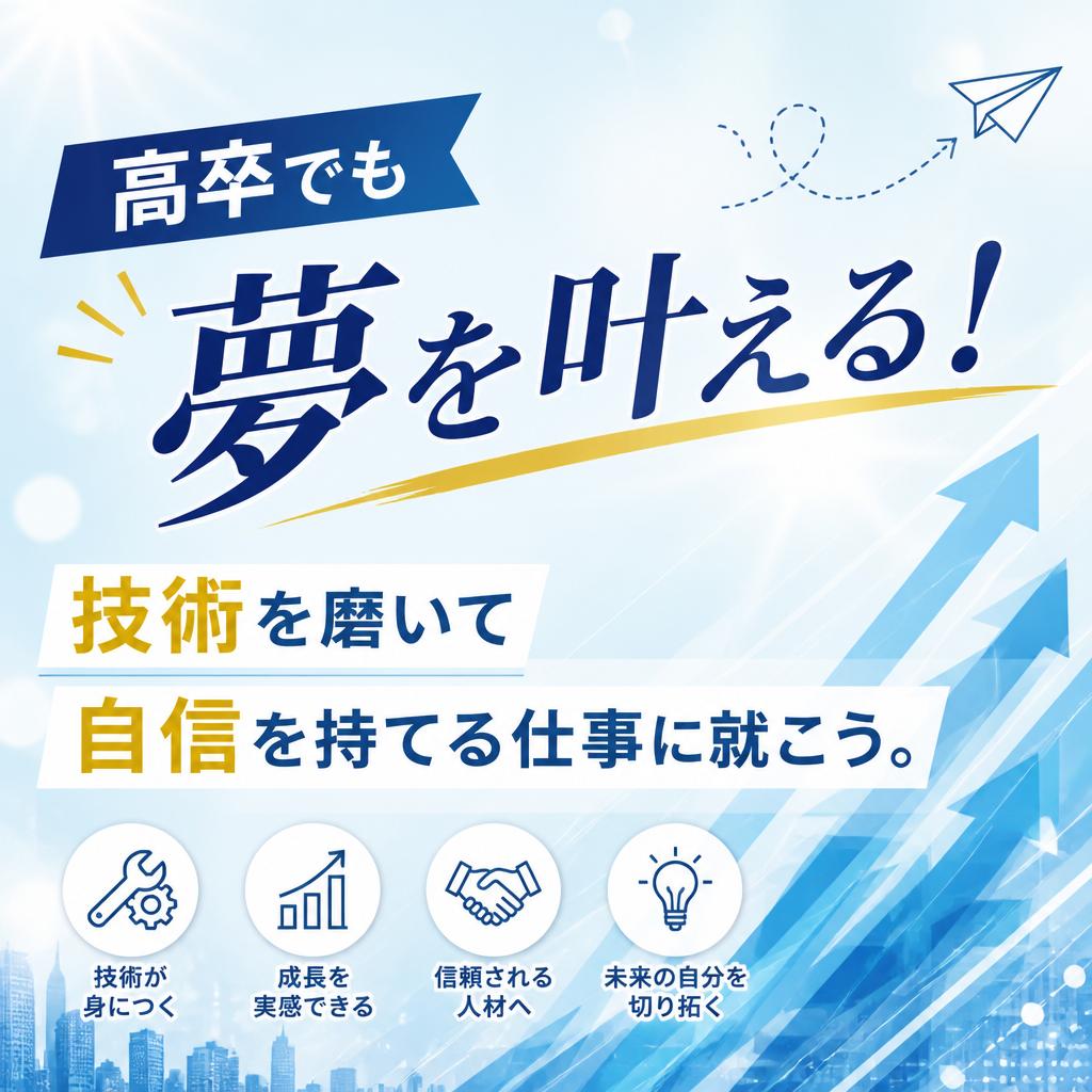 高卒でも夢を叶える！技術を磨いて自信を持てる仕事に就こう。｜児玉電工株式会社