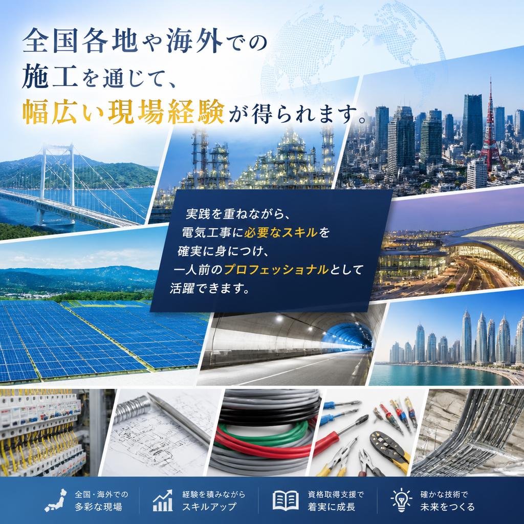 多彩な現場経験が一人前を育てる