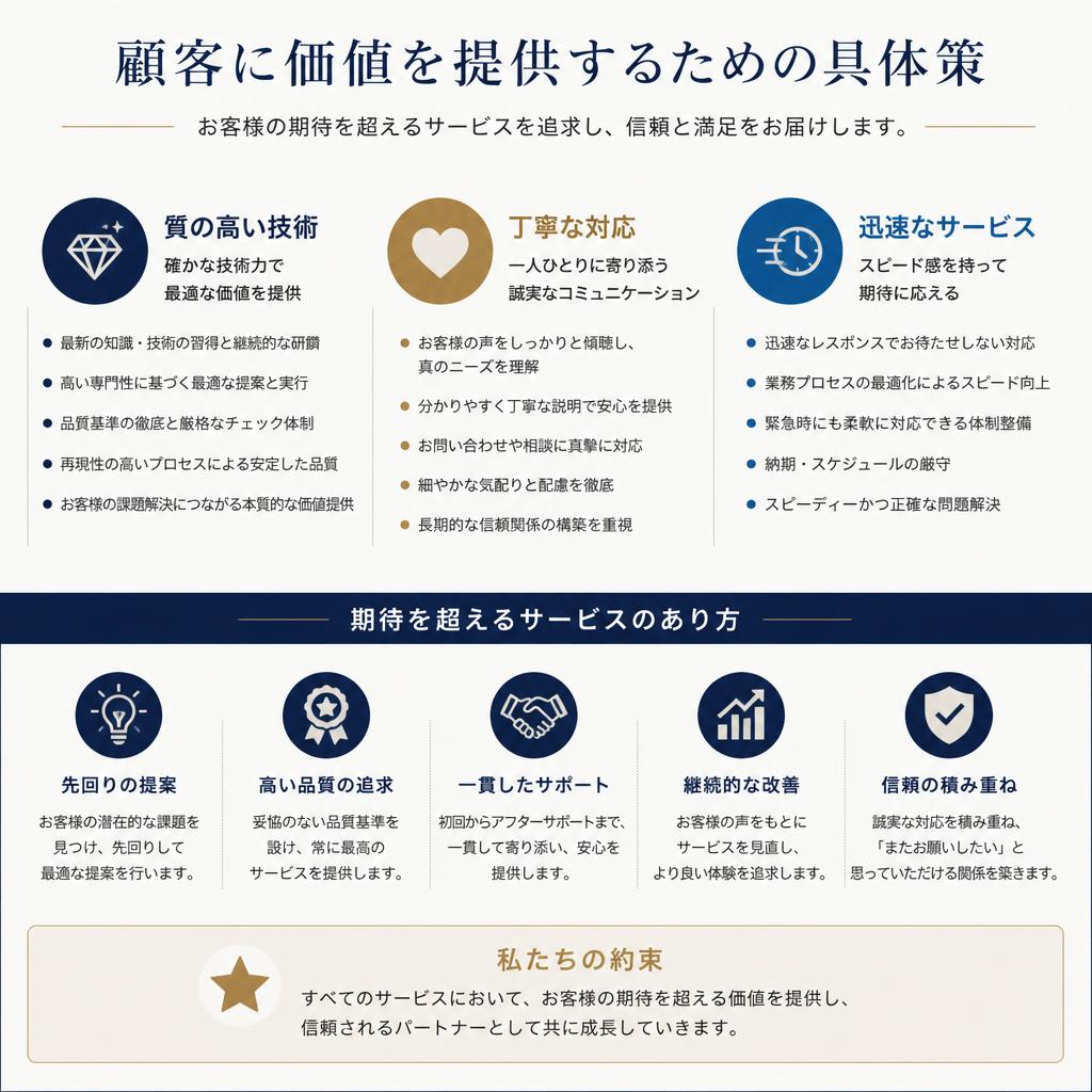 価値提供の具体策
