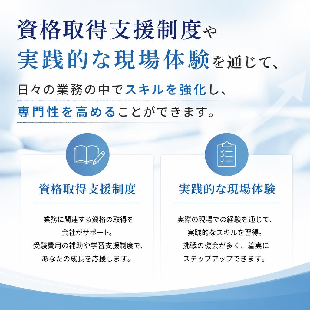 魅力的なスキル向上の機会