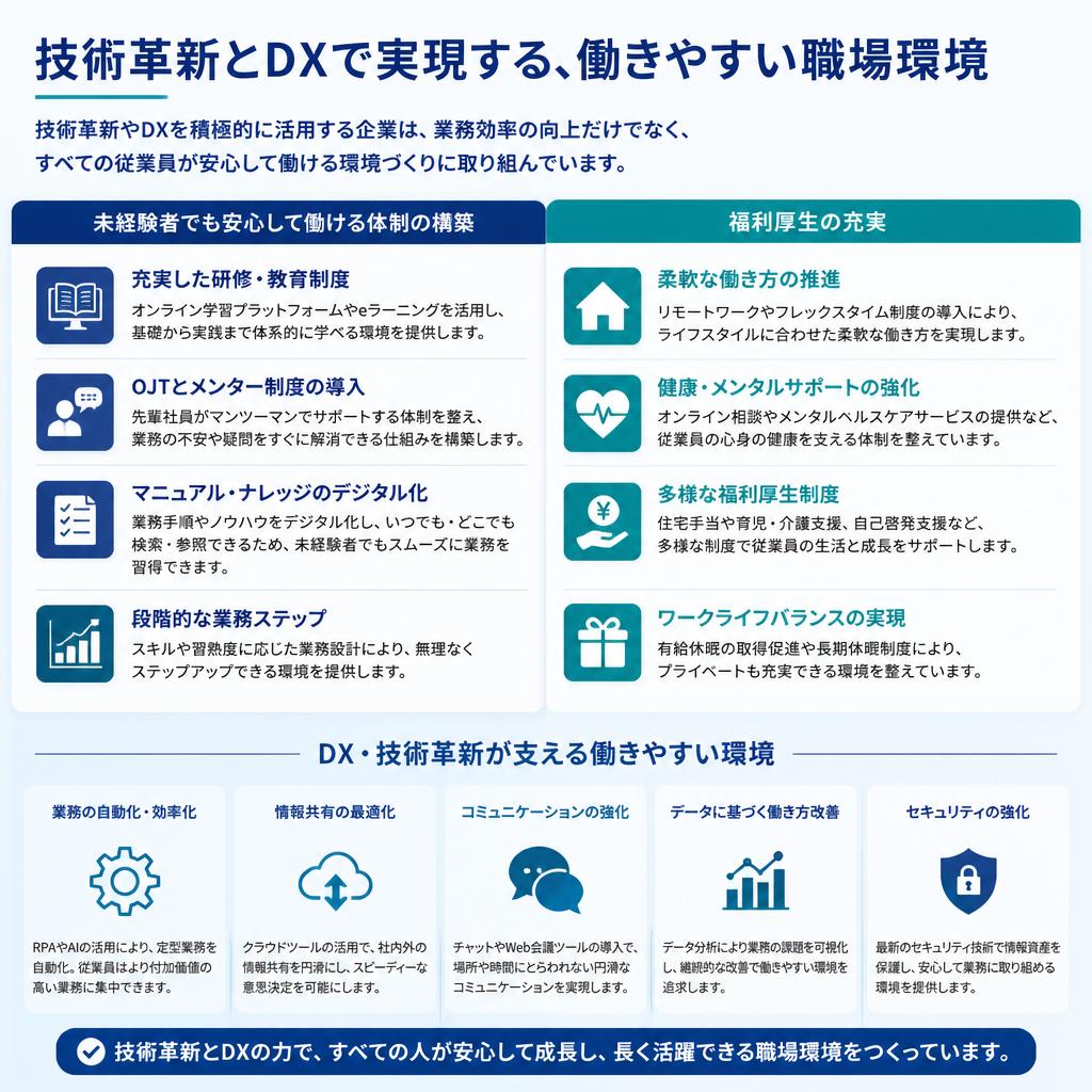 魅力的な職場環境づくり