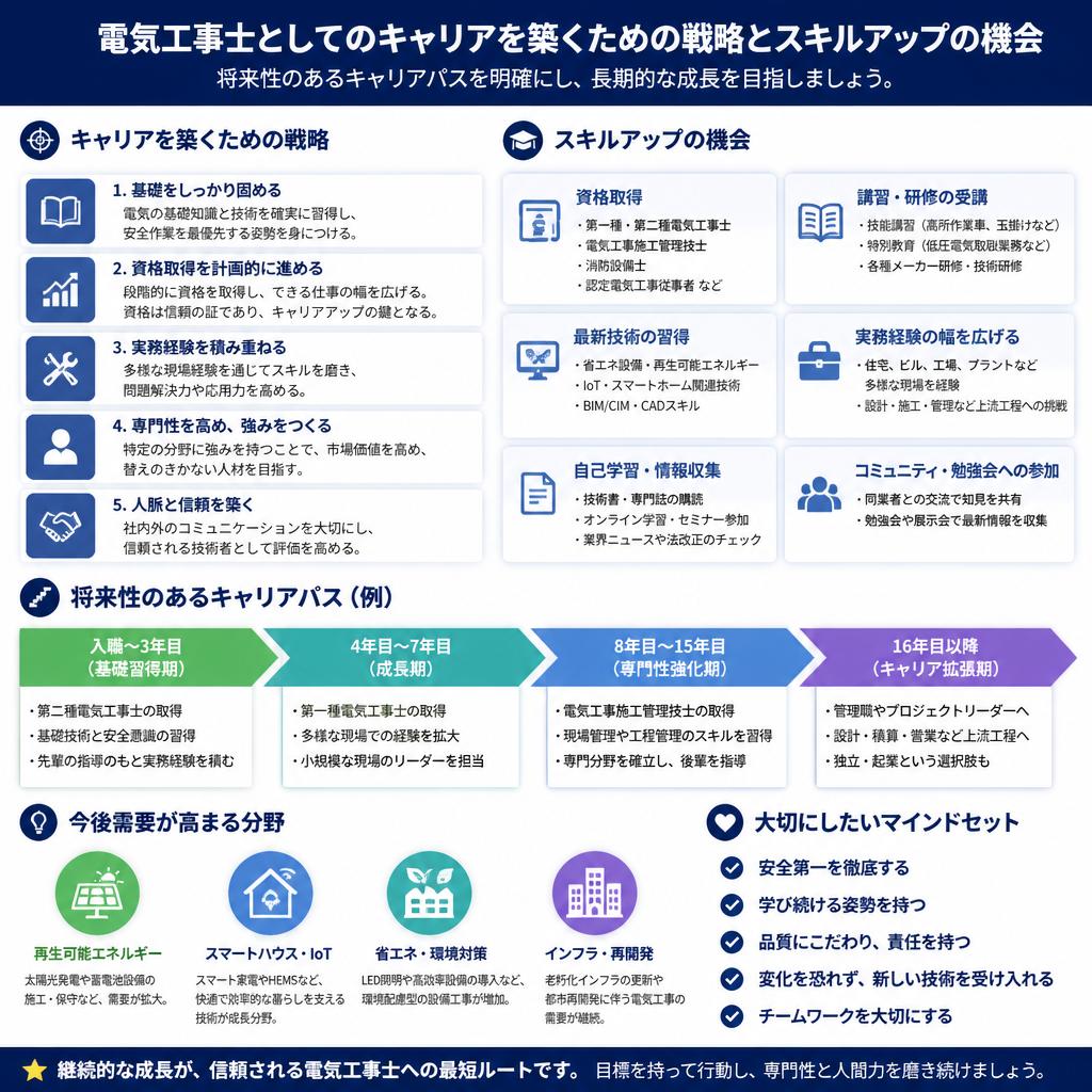 キャリアアップのステップ