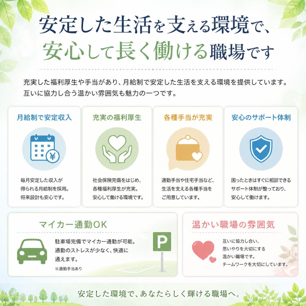 働きやすい職場環境
