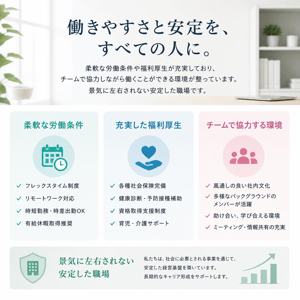 働きやすい職場環境