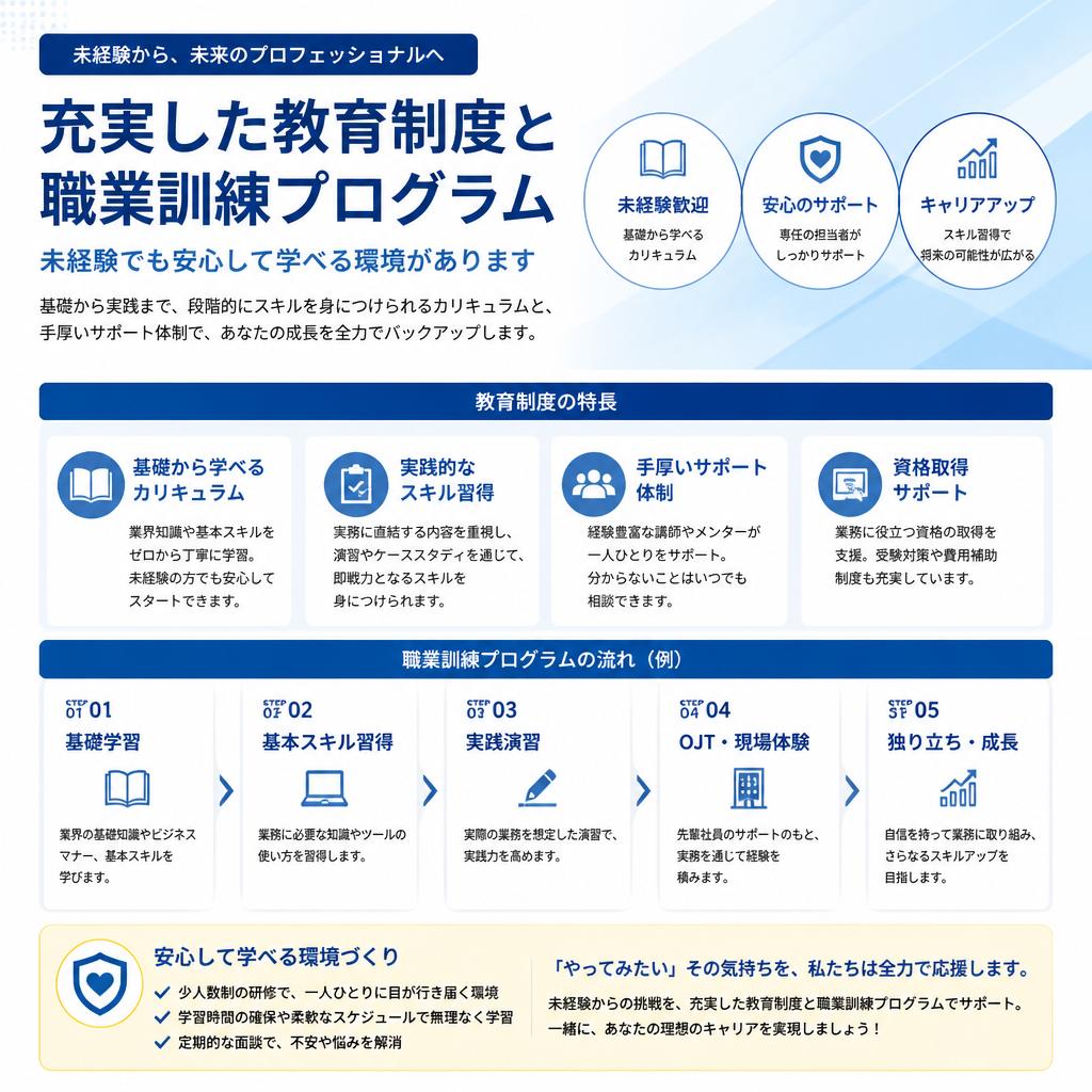 2. 未経験者を支える職業訓練